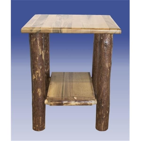 Montana Woodworks MWGCNS Glacier Country Nightstand with Shelf MWGCNS - main